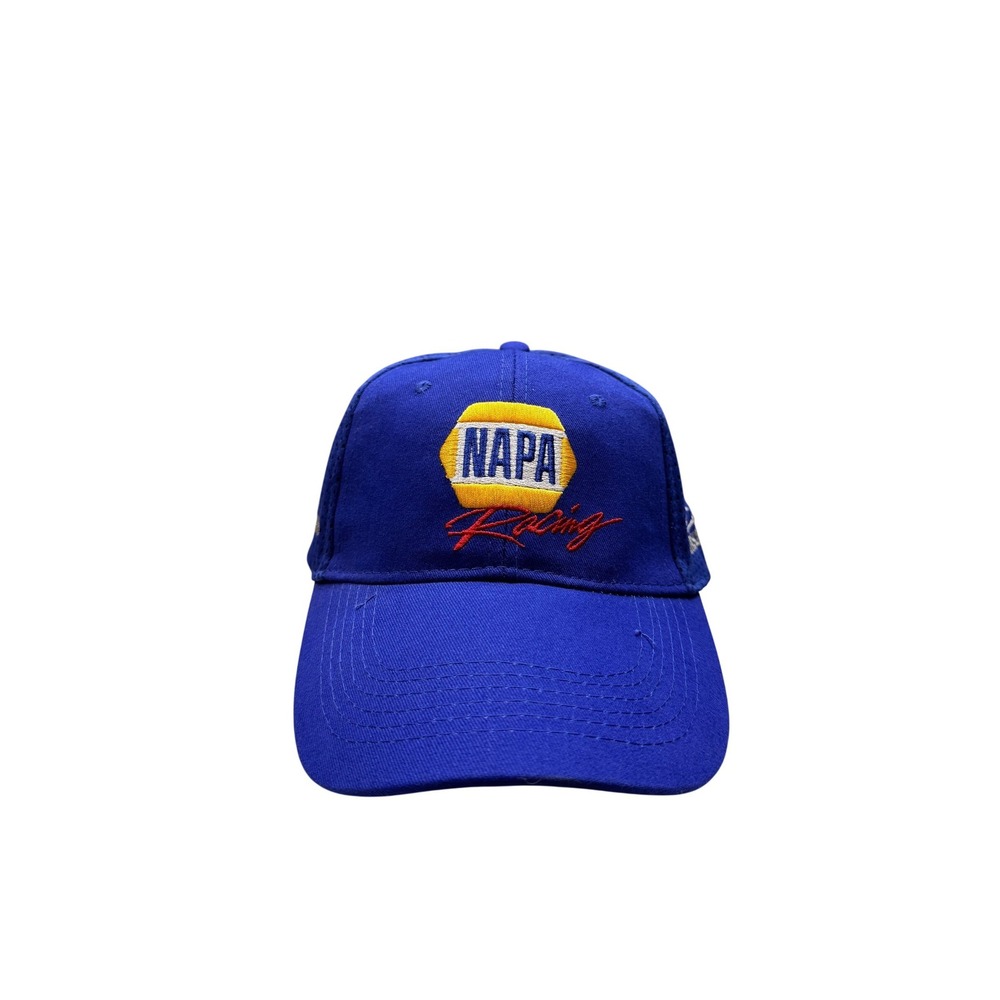 NAPA Racing Hat Baseball Cap Unisex Blue Embroidered Mesh Back Adjustable OSFM